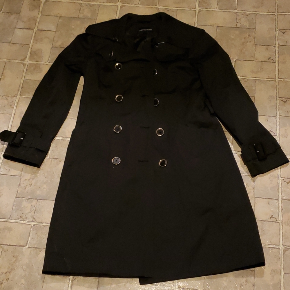 London Fog Double Breasted Rain Coat